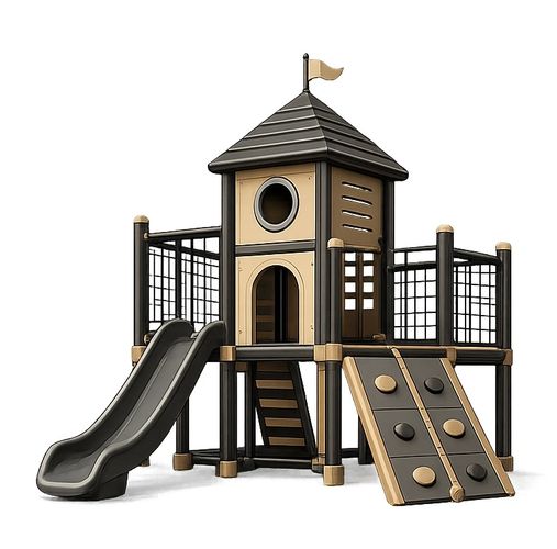 Indoor play structure located at Indoor Marin in San Rafael, CA.