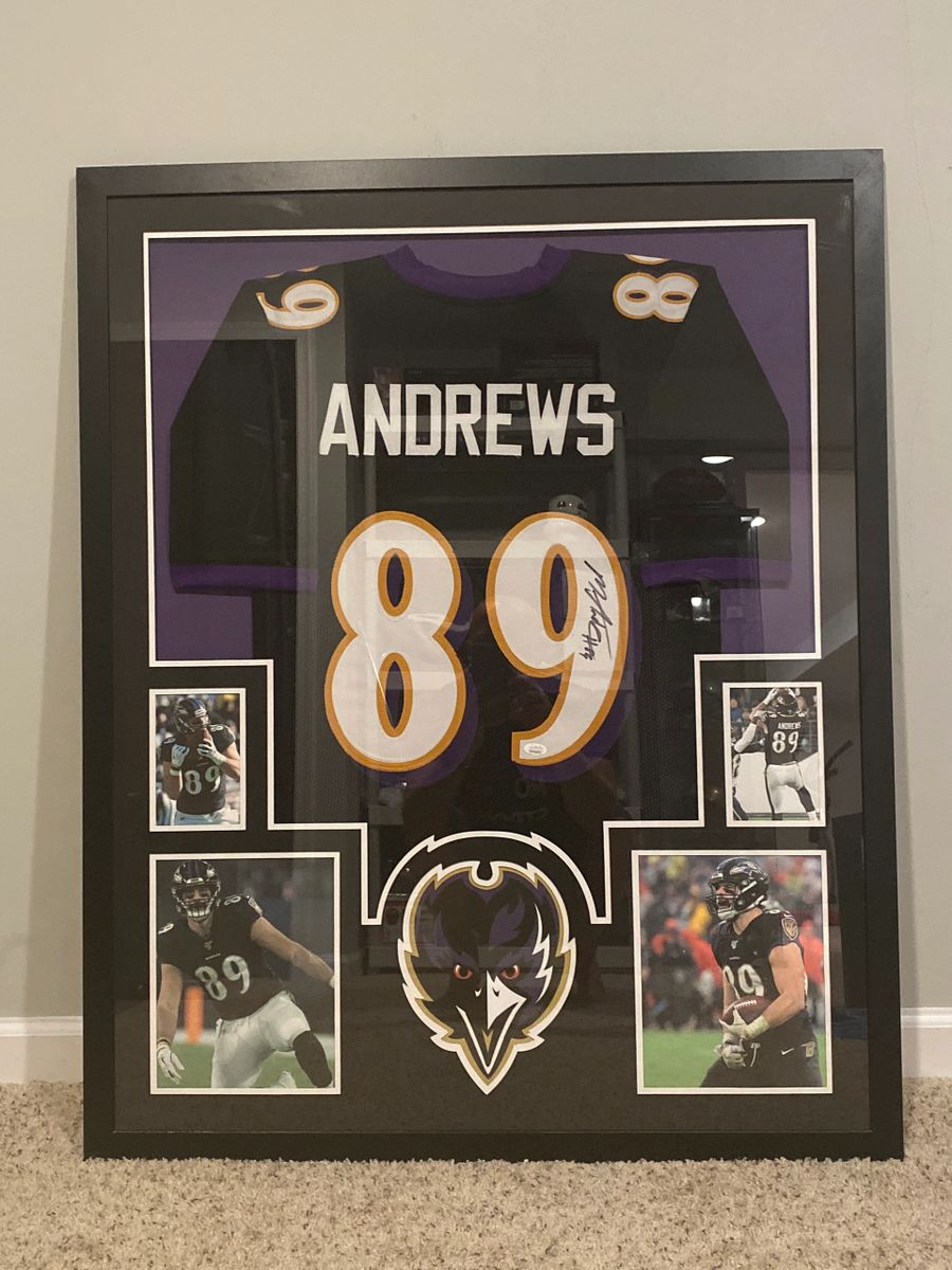 Mark Andrews Framed Autographed Jersey