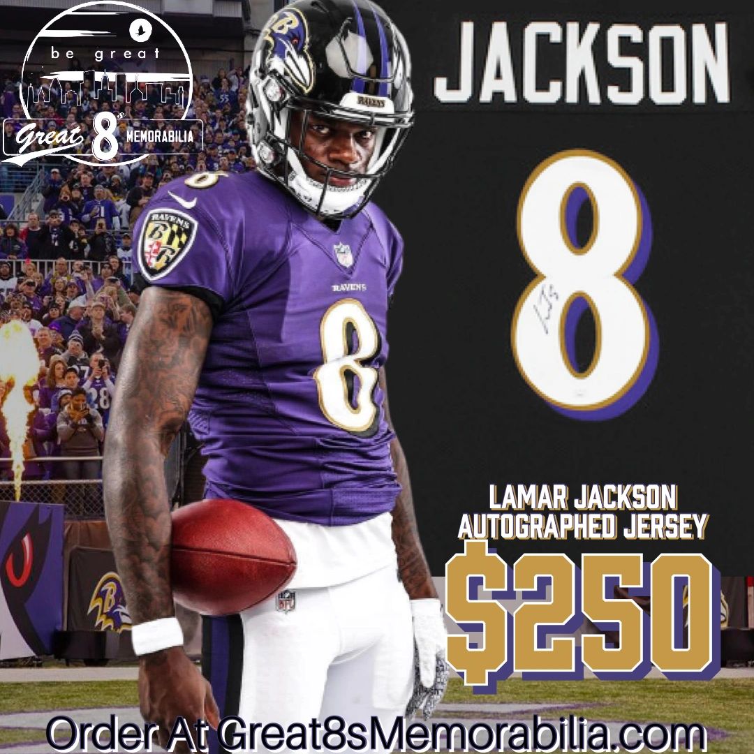 Lamar Jackson Autographed Jersey