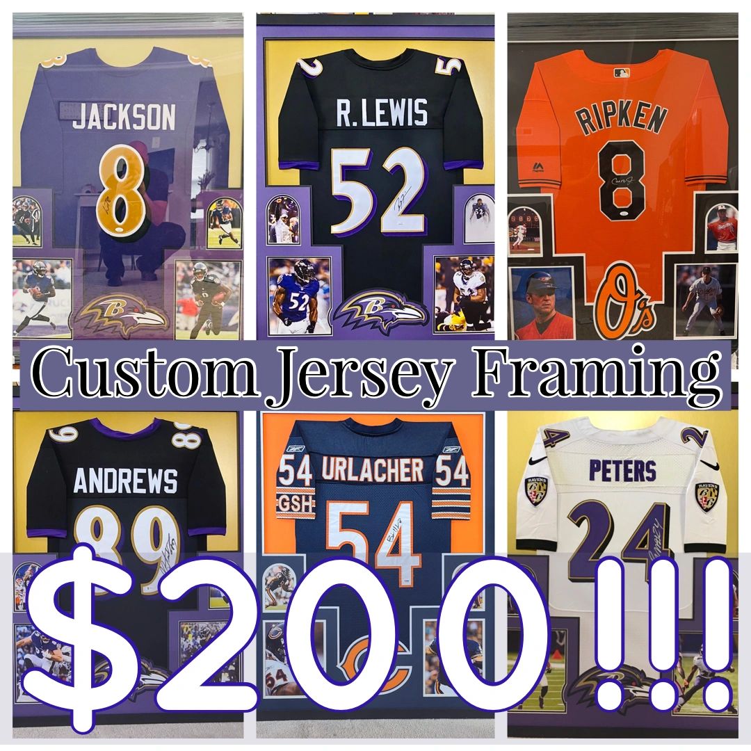 custom jersey framing