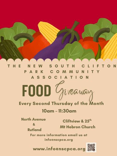 Community food giveaway event every second Thursday with fresh vegetables.