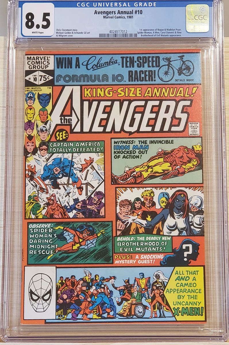 安くて可愛い人気 アメコミリーフ Avengers Annual #10 CGC 9