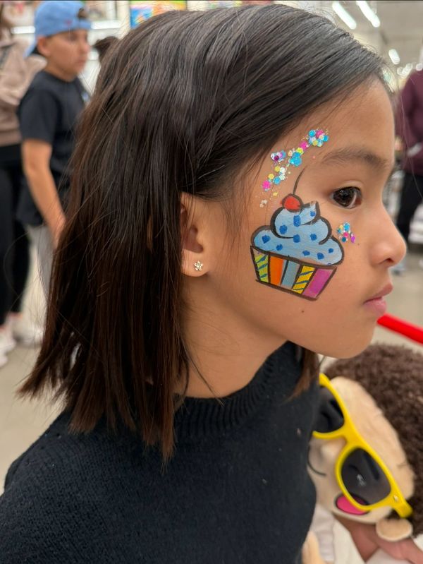 Face Art by Jan face painting at Romero Britto’s store grand opening Short Hills NJ