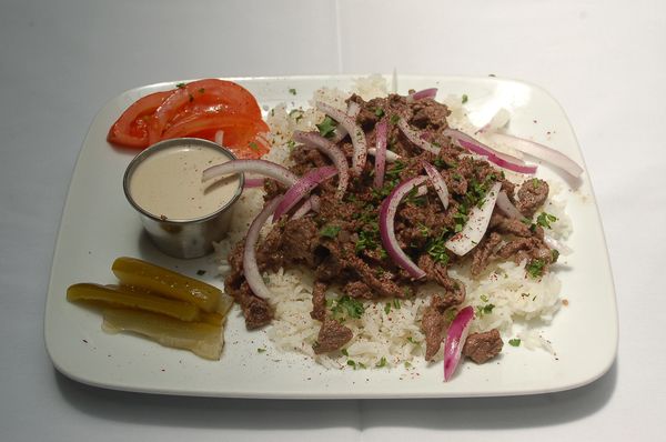 shawarma rice plate