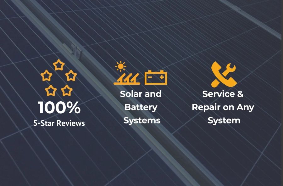 Solar Panel and Batteries Highest Rated 100% 5 Star reviews and Service company image 