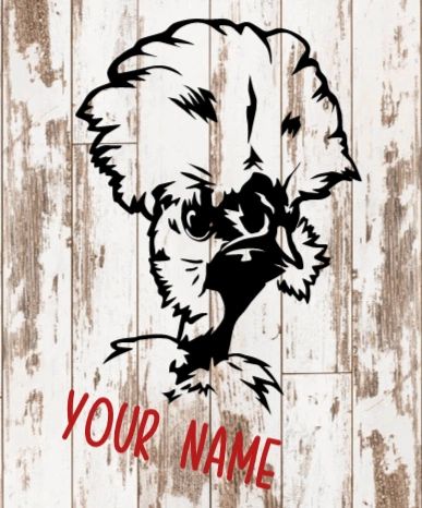Naked Neck Silkie Decal
