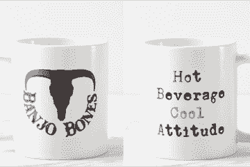Banjo Bones Hot Beverage Cool Attitude mug
