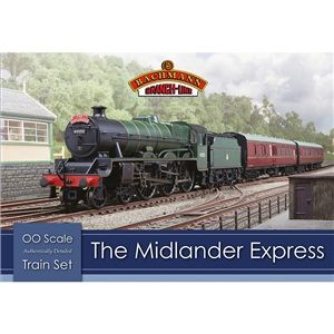 Midland Express Steam engine and carriages