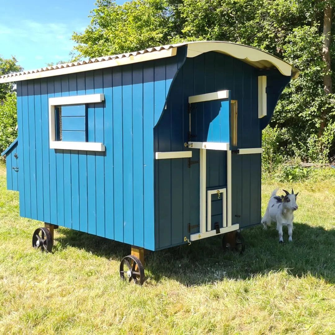chicken coop gypsy wagon