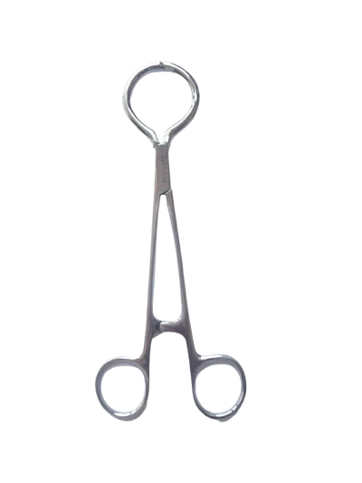 Tumor holding forceps stainless steel. Oncology instruments manufactured by Salwan Surgicare.