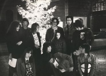 The Pop & friends from Back Door Magazine & the Motels on The Rodney Bingenheimer Show at Christmast