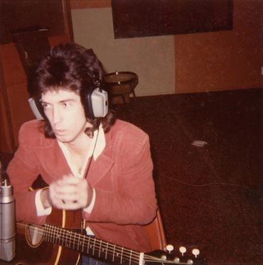 David Swanson at Studio Sound, working on The Pop's 1st LP.