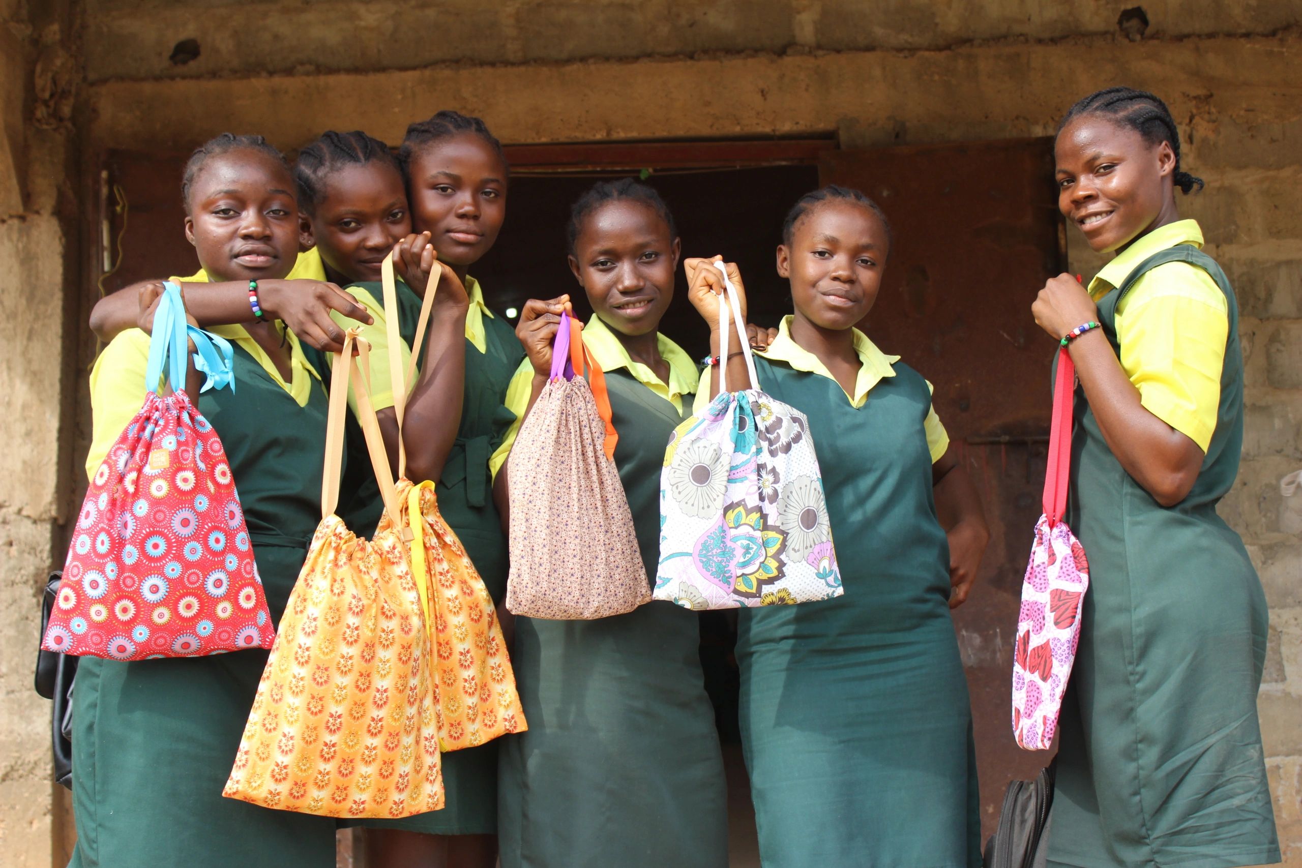 Sanitary towels bring dignity to young women