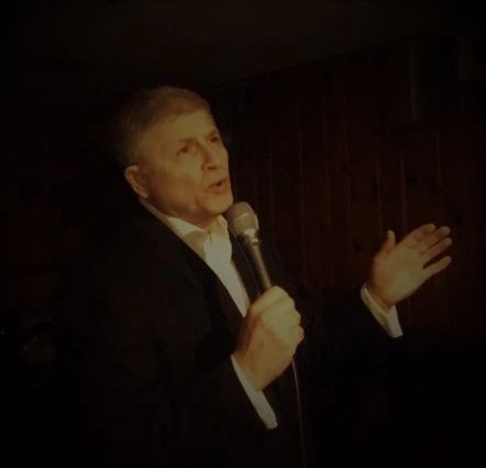 Jack Petrotto singing to an audience