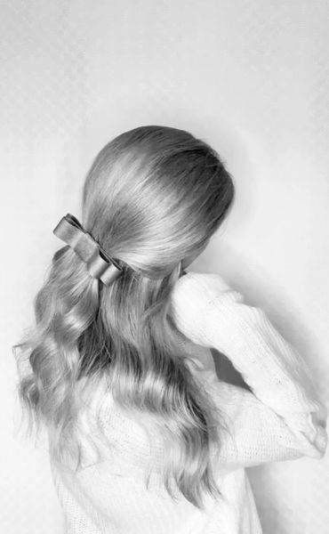 Soft hair clip for long hair 