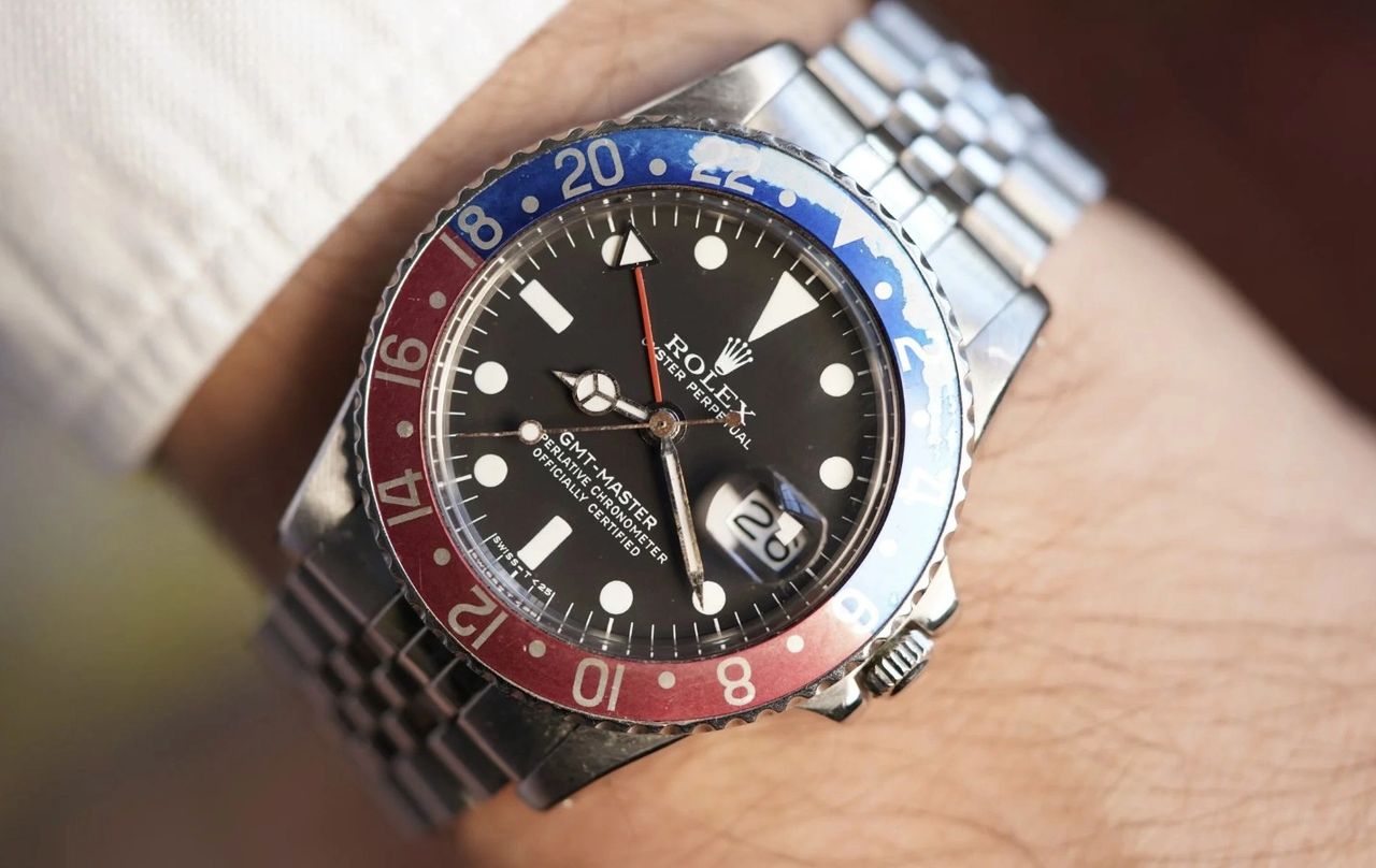 The classic vintage Rolex GMT Master II ref 1675 The classic vintage Rolex GMT Master II ref 1675