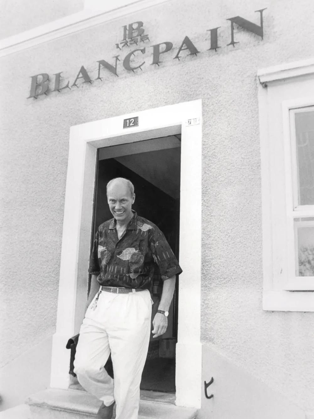 Mr Jean-Claude Biver in the 1980's at Blancpain