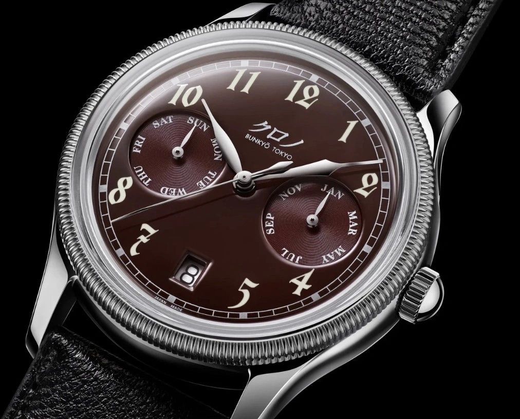 The complete calendar of Kurono Tokyo by Hajime Asaoka, running on Miyota movements