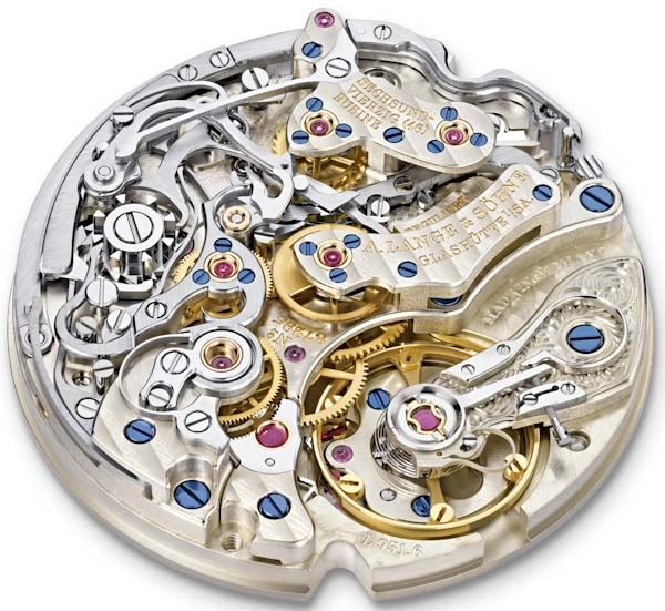 The beautifully executed A. Lange & Soehne Caliber L951.1 found in the Datograph Up/Down