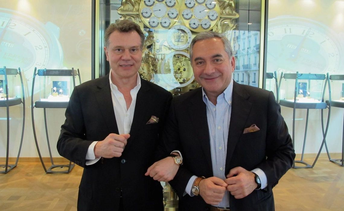 Mr Journe and Lebanese watch collector and rainmaker Claude Sfeir