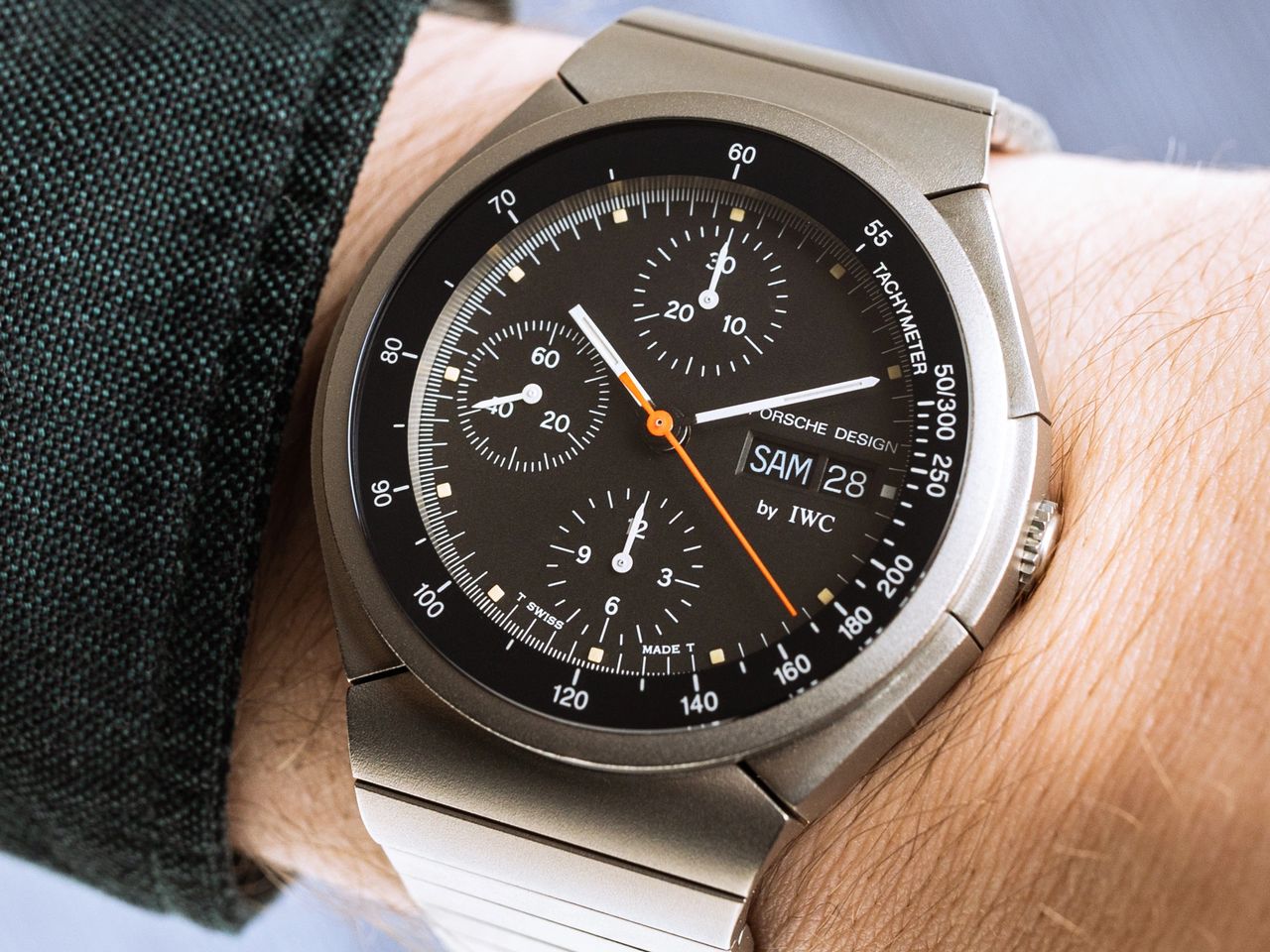 Titanium Porsche Design by IWC Chronograph from the 1980's