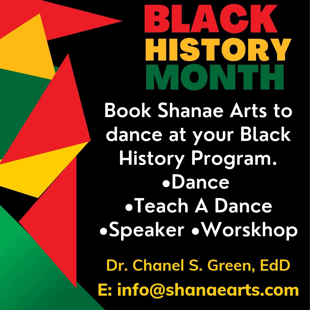 Shanae arts booking and services for Black History Month 