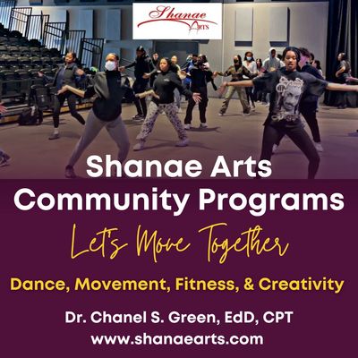 Shanae Arts Community Programs for schools, colleges, church, hospitals, social services, and more
