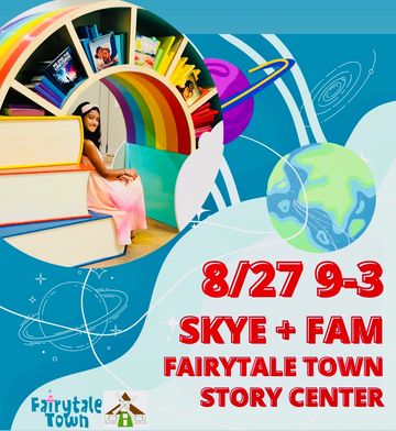 Skye+Fam featured at Fairytale Town, a nonprofit children's storybook playpark inspiring imagination