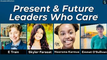 Skyler Farasat featured on 5th Element's Leaders Who Care Youth Panel of present, future leaders