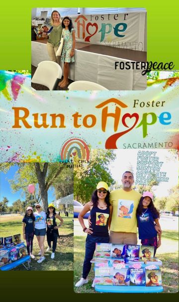 Skye+Fam with CEO of nonprofit FosterHope at the Run to Foster Hope Fundraiser Race