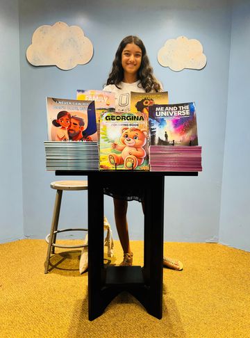 Skyler Farasat of Skye Fam Books featured at Barnes & Noble in Santa Rosa, CA