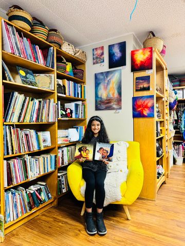 Skyler Farasat featured as author at Waldorf School of the Peninsula's Heart's Delight gift store