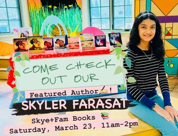 Skyler Farasat welcomed back at Fairytale Town as Featured Author