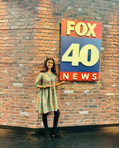 Skyler Farasat of Skye+Fam featured on FOX40 NEWS Studio40 Live lifestyle show