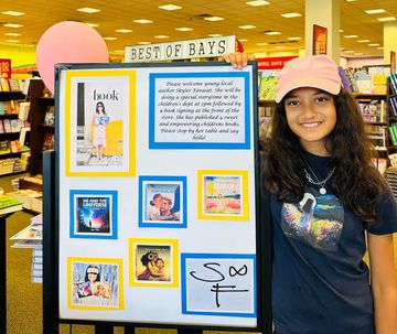 Skyler Farasat of Skye+Fam at Barnes & Noble Book Signing event in Fairfield CA