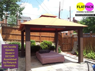 STC Seville Gazebo Model  GZ734R
Gazebo Assembly Service in Washington DC 
Social Distancing Service