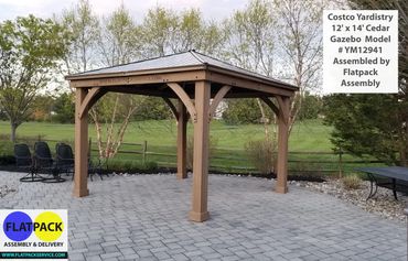 Costco Yardistry 12' x 14' Cedar Gazebo with Aluminum Roof Model # YM12941
YELP • Industry leader •