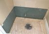 Replaced with drywall moisture resistant: After