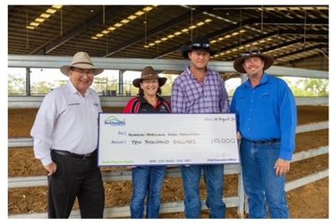 Promo of grant funding received,  applied for on behalf of the APRA 2024 Ariat National Finals Rodeo