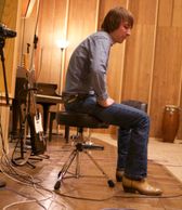 Rider Soran with Rider & Rolling Thunder recording debut EP in Sheffield, AL