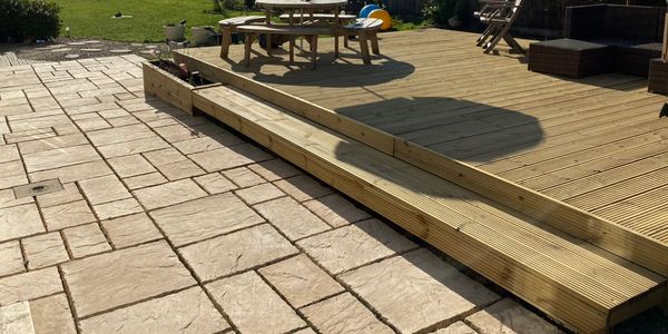 Decking and Patio