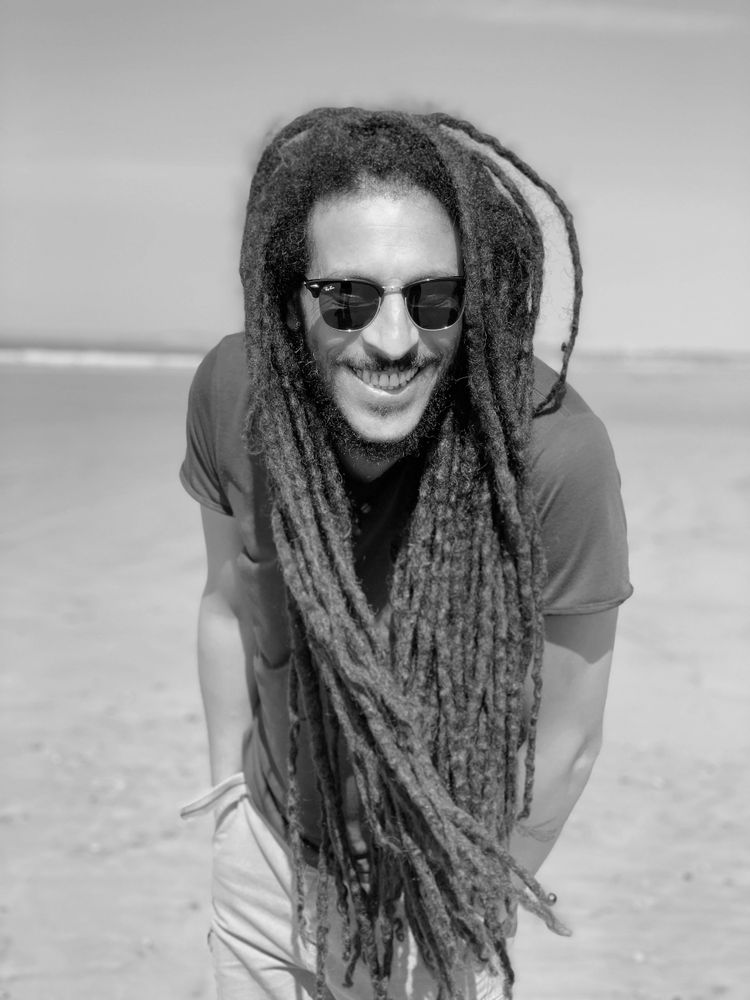 Sand, Meer und Blauer Himmel