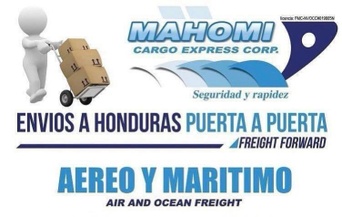Mahomi Cargo Express Corp 
envios a honduras
 puerta a puerta 
