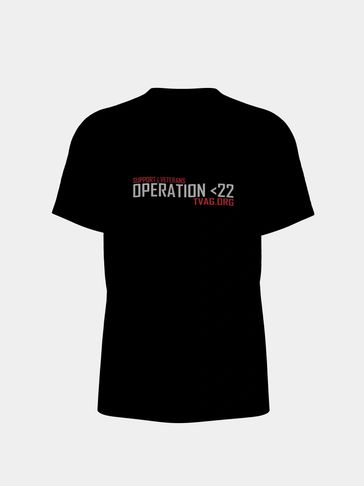 TVAG.ORG OP<22 BLACK TEE SHIRT