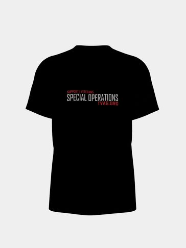 TVAG.ORG SPEC OPS TEE SHIRT BLACK TEE SHIRT