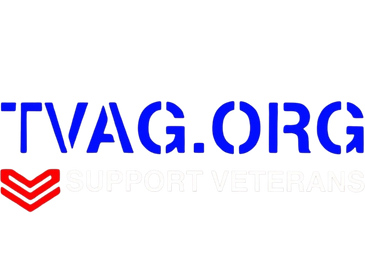 TVAG.ORG logo with a red chevron and the phrase 'Support Veterans'.