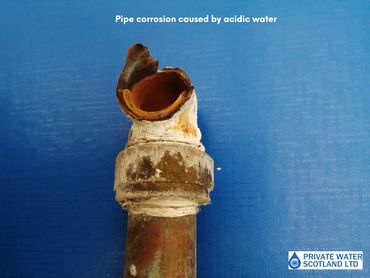 Untreated water system causing damage to pipes