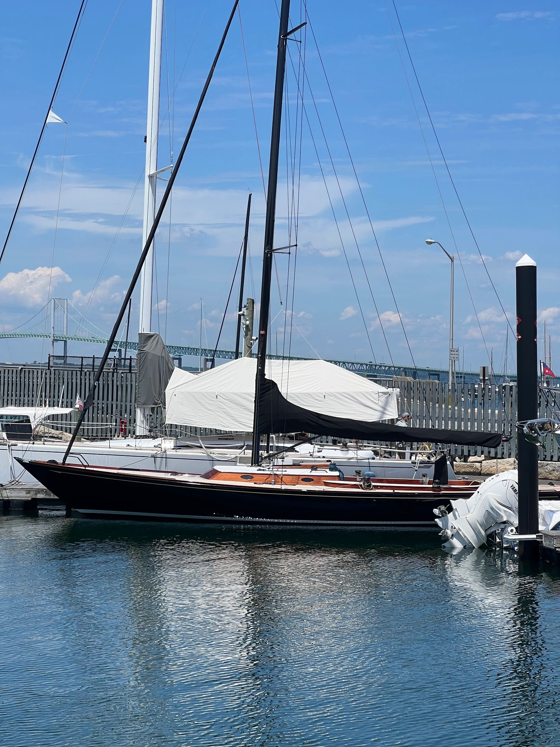Another beautiful wooden yacht
