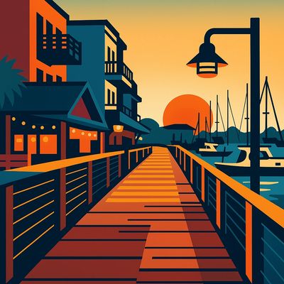 Stylized image representing the town, city, county or unincorporated area. 
