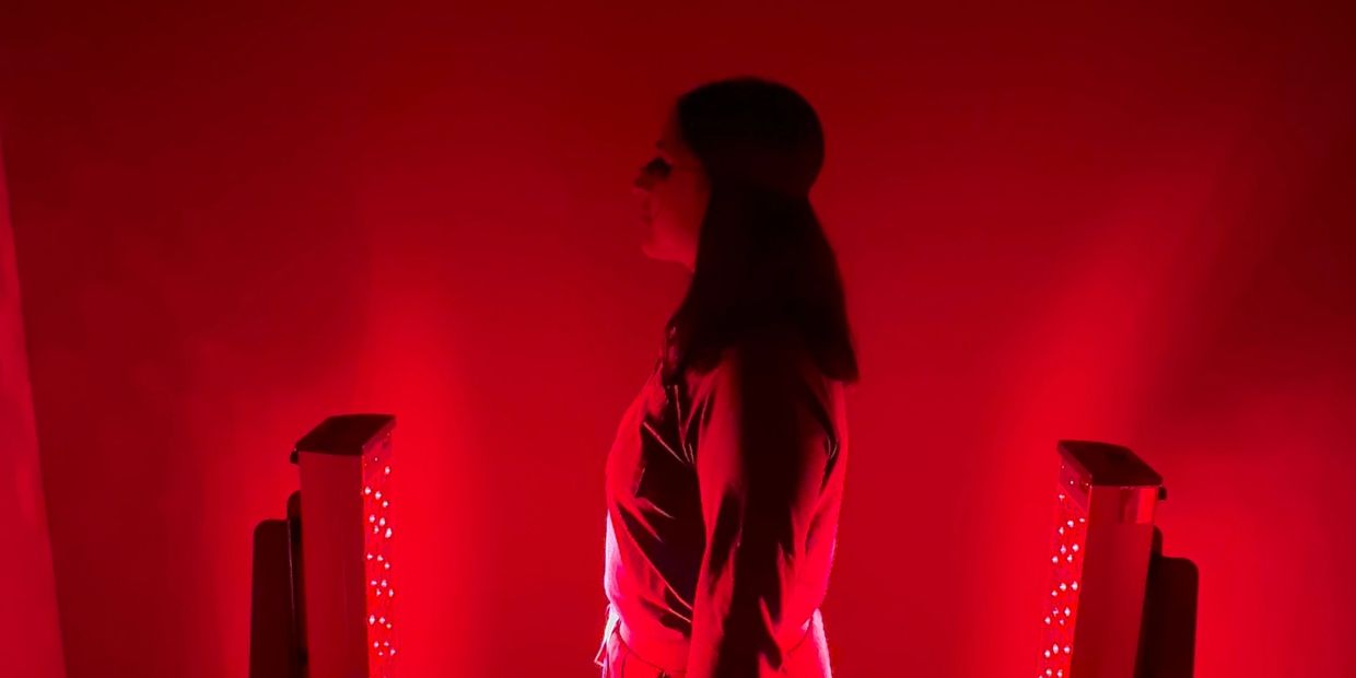 Red Light therapy room at NY 360 Wellness Medicine in New York